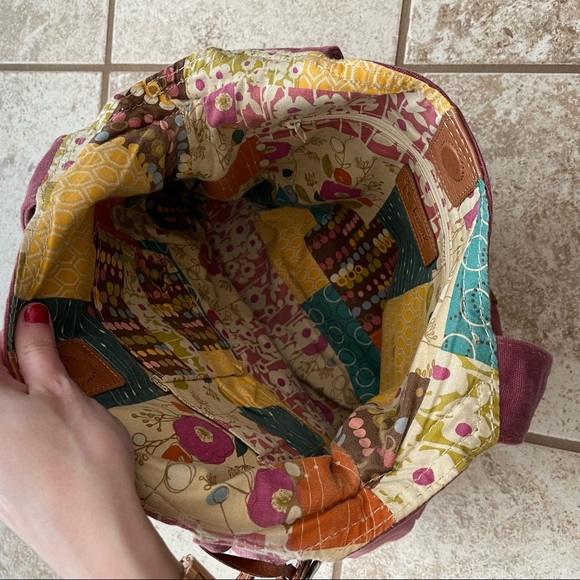 Fossil plum Spacious tote bag super cute - Picture 8 of 9
